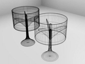 flos spun lamp 3D 模型