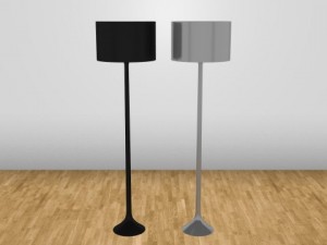 flos spun lamp Model 3D