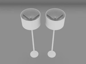 flos spun lamp 3D Model