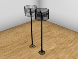 flos spun lamp Model 3D