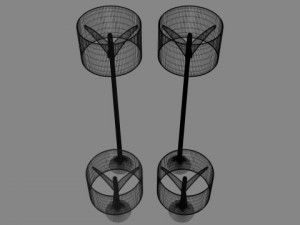 flos spun lamp pack 3D Model