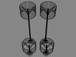 flos spun lamp pack 3D Model