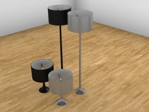 flos spun lamp pack Modelo 3D