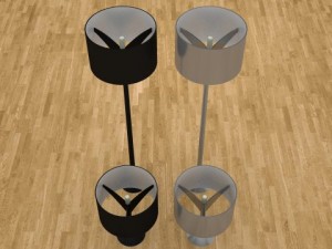 flos spun lamp pack 3D Model