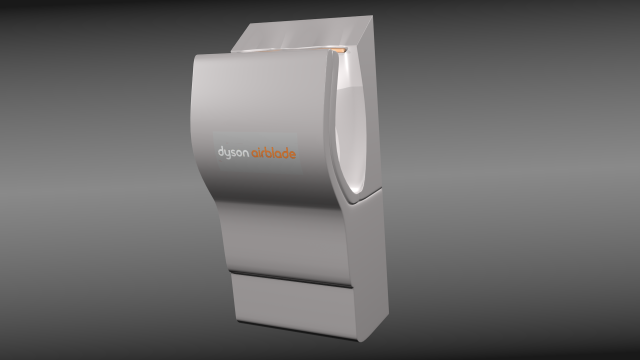 dyson airblade 3D Модель .c4d .max .obj .3ds .fbx .stl .blend