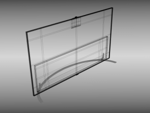 samsung f8000 smart tv 3Dモデル