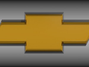chevrolet logo Modello 3D