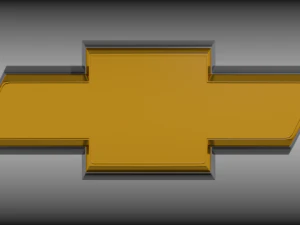 logo della Chevrolet Modello 3D