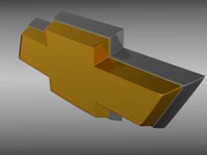 logo della Chevrolet Modello 3D