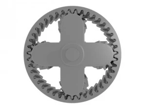 animated planetary gears 3D Model