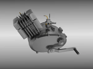 motor de ciclomotor Modelo 3D