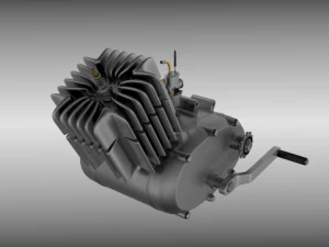 moped engine 3D Model