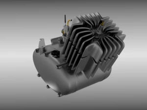 moped engine 3D Model
