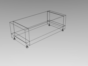 coffe table 3D 모델