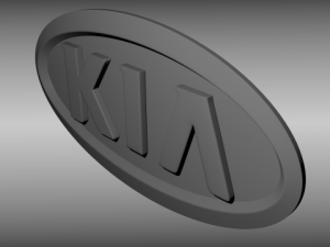 kia logo 3D Model