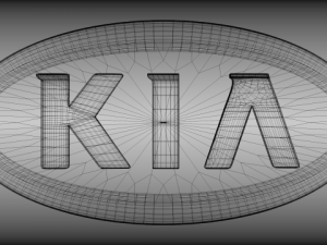 kia logo 3D Model