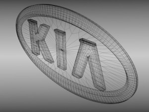 kia logo 3D Model
