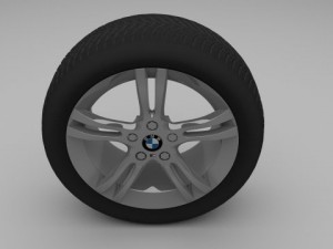 bmw wheel Modello 3D
