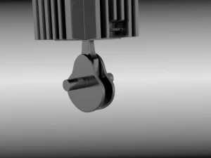 two stroke animated cylinder 3D Model