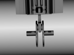 two stroke animated cylinder 3D Модель