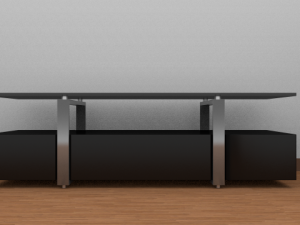 tv table 3D 模型