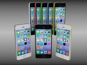 iphone 5s and 5c collection 3D Model