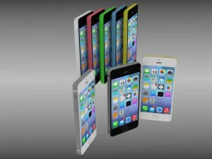 iphone 5s and 5c collection 3D Model