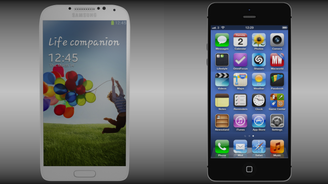 iphone 5  samsung galaxy s4 pack 3D-Modell .c4d .max .obj .3ds .fbx .stl .blend 