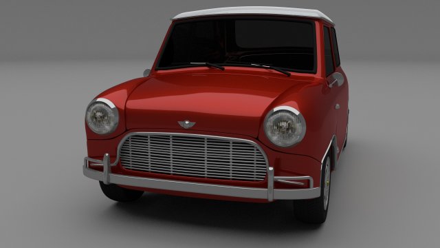 mini cooper 3D Model .c4d .max .obj .3ds .fbx .stl .blend 