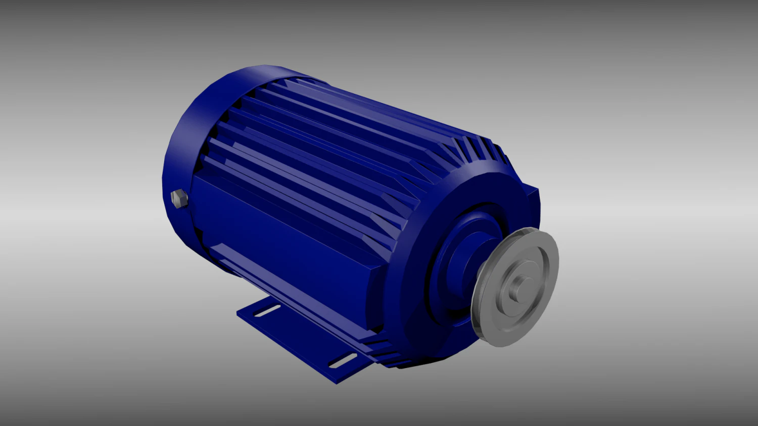 electric motor 3D Model .c4d .max .obj .3ds .fbx .stl .blend