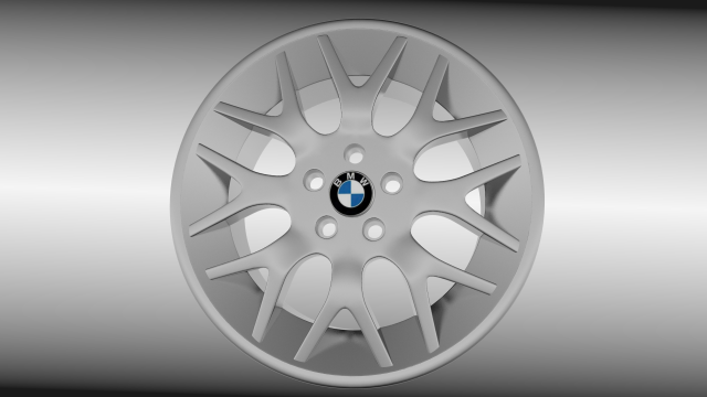 bmw rim 3D Model .c4d .max .obj .3ds .fbx .stl .blend 