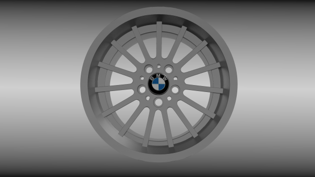 bmw rim 3D Model .c4d .max .obj .3ds .fbx .stl .blend 