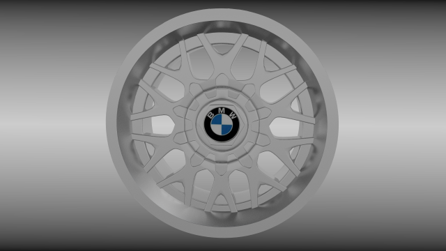 bmw rim Model 3D .c4d .max .obj .3ds .fbx .stl .blend 