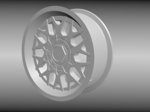 bmw rim Model 3D
