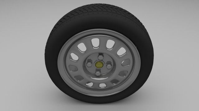 vw golf wheel 3D Model .c4d .max .obj .3ds .fbx .stl .blend 