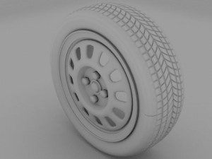 vw golf wheel 3D Model