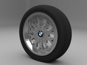 bmw wheel 3D Model