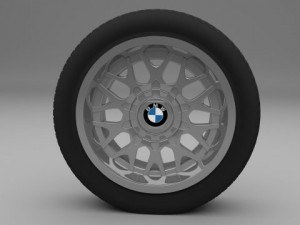 bmw wheel Modello 3D