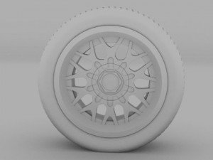 bmw wheel Modello 3D