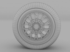 bmw wheel Modello 3D