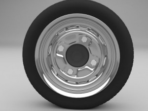 generic wheel Model 3D