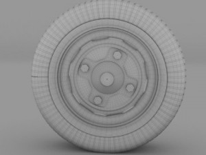 generic wheel Model 3D