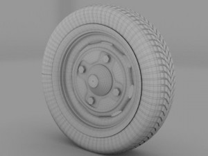 generic wheel Model 3D