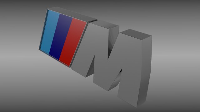 bmw m logo Modelo 3D .c4d .max .obj .3ds .fbx .stl .blend 