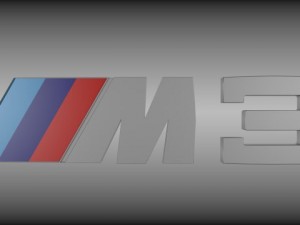 bmw m3 logo 3D Model