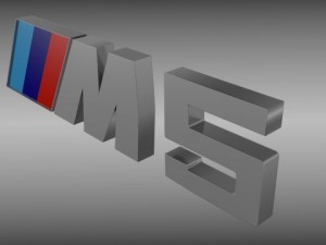 bmw m5 logo 3D Model