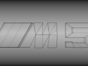 bmw m5 logo 3D-Modell