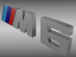 bmw m6 logo 3D Model