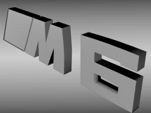 bmw m6 logo 3D Model