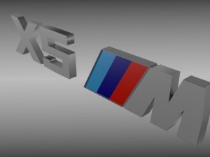 bmw x5m logo 3D Модель